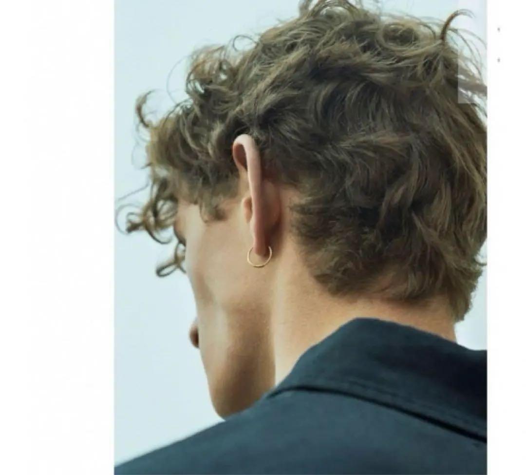 箱無しマリアブラック　Basic 8 Hoops ゴールド　ピアス　新品