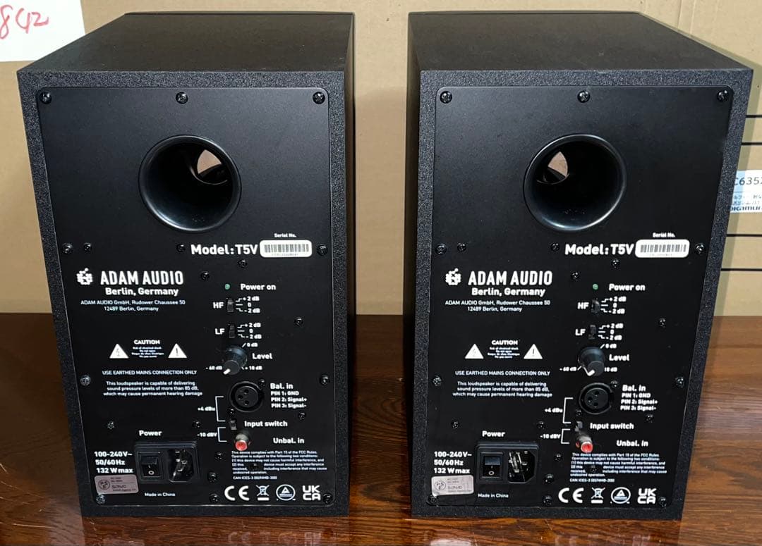 ADAM AUDIO T5V スタジオモニター ペア
