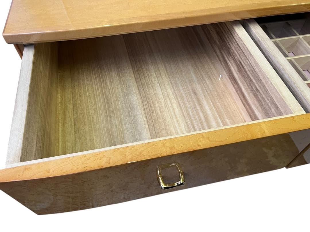 府中家具 松岡家具 IDC大塚家具 メープルシャンドール チェスト 美品