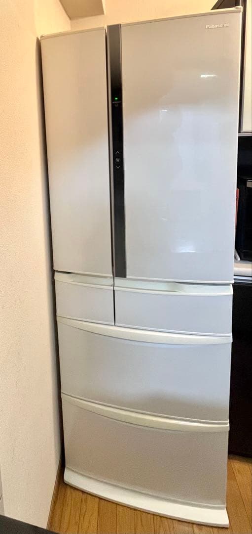 【美品】Panasonic NR-FVF454-W 冷蔵庫 2019年製