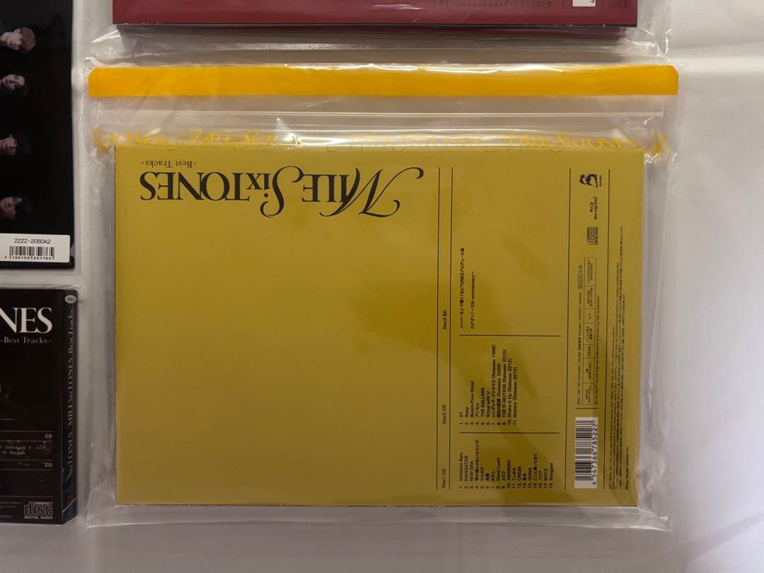 SixTONES「MILESixTONES -Best Tracks-」3形態