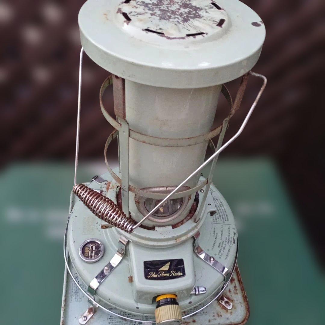 アラジンストーブ。メンテナンス済。取説付。グリーン