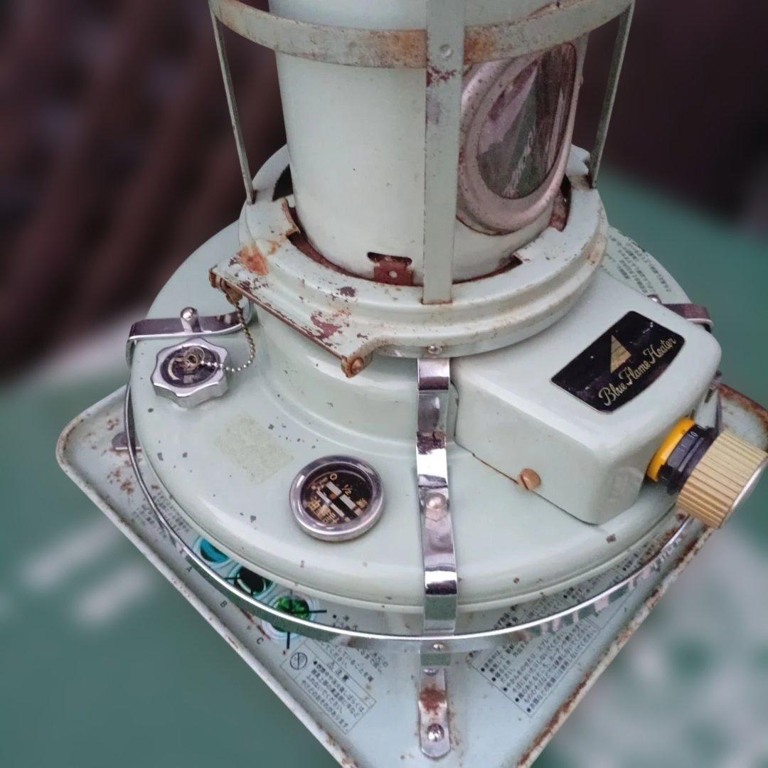 アラジンストーブ。メンテナンス済。取説付。グリーン