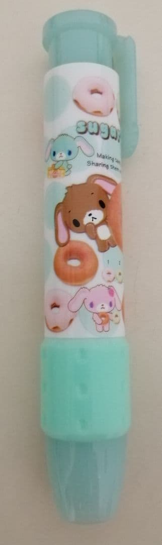 シュガーバニーズ　　しろうさ　くろうさ　ノック式消しゴム　レトロ　レア