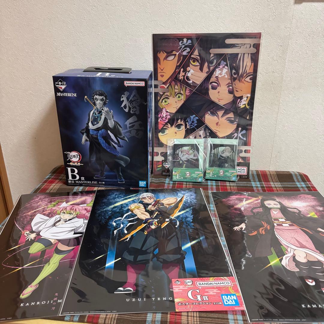 鬼滅の刃 一番くじ フィギュア B賞 姉の仇 雷の兄弟 獪岳 甘露寺蜜璃