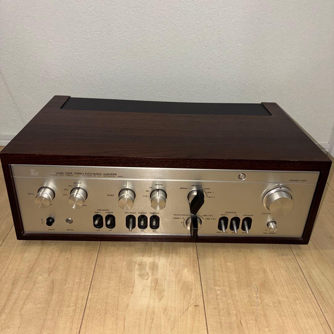 LUXMAN ラックスマン L-505V プリメインアンプ アンプ ジャンク
