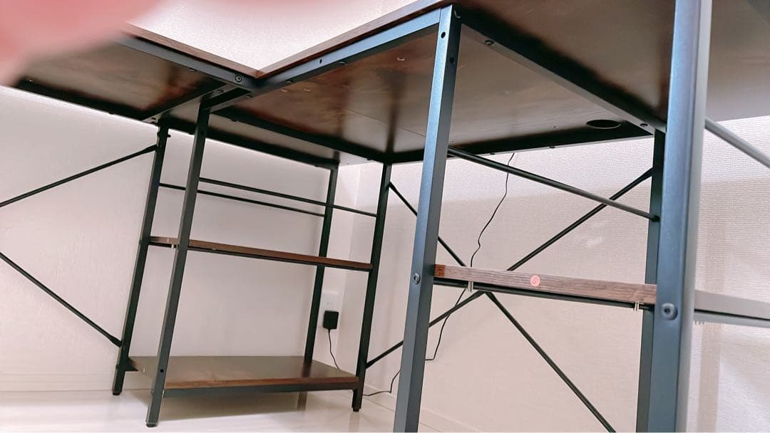 【小峰司】Bestier パソコンデスク 140cm L字デスク