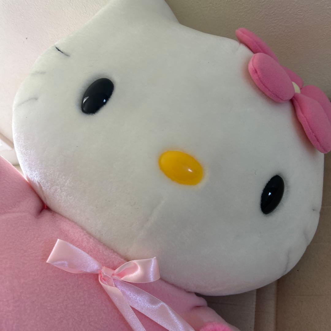 激レア！お値下げ！エンジェルハローキティ ぬいぐるみ 特大 レトロ