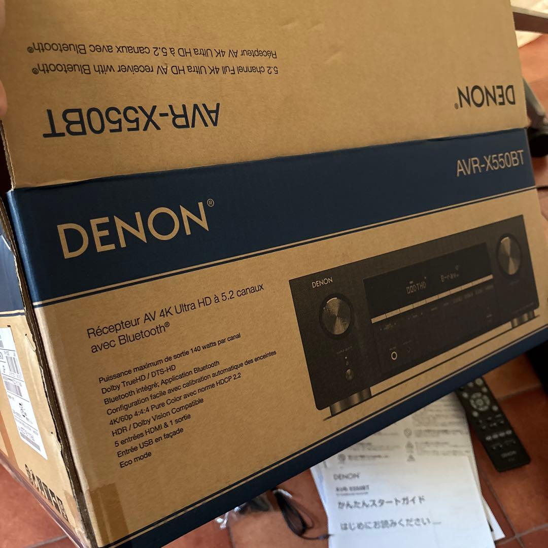 アンプ DENON AVR-X550BT