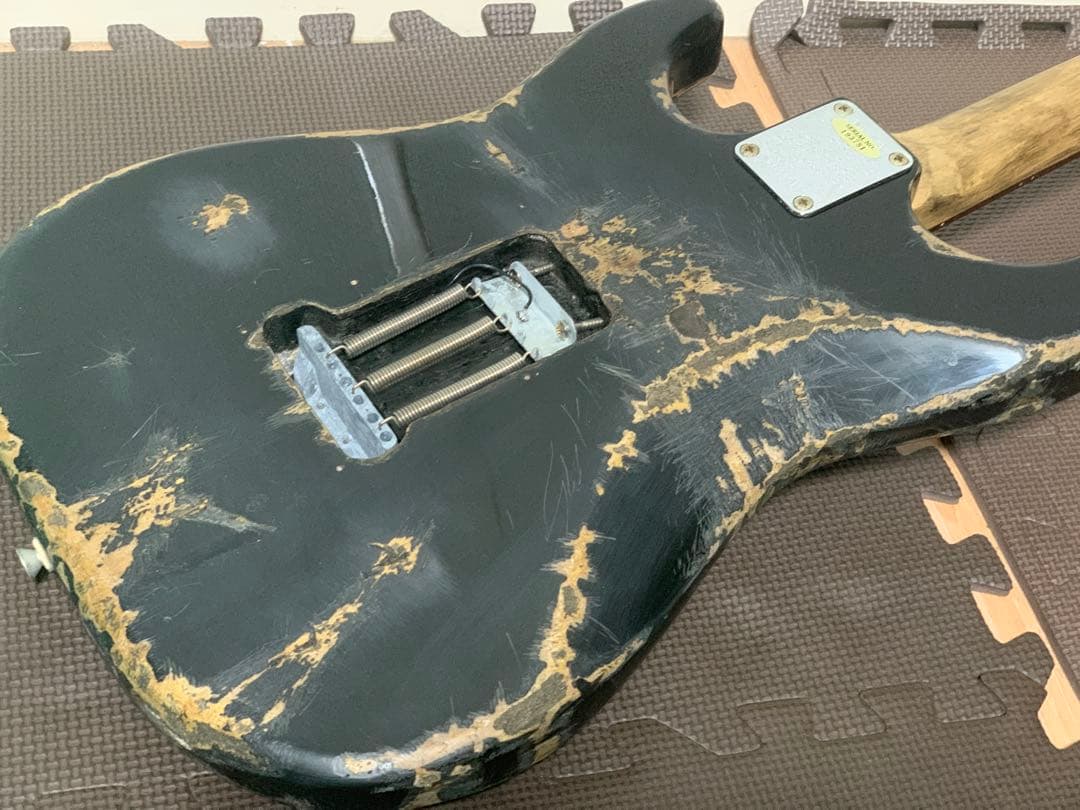 レジェンドLegend ST ストラト タイプ レリック aged ブラック 黒