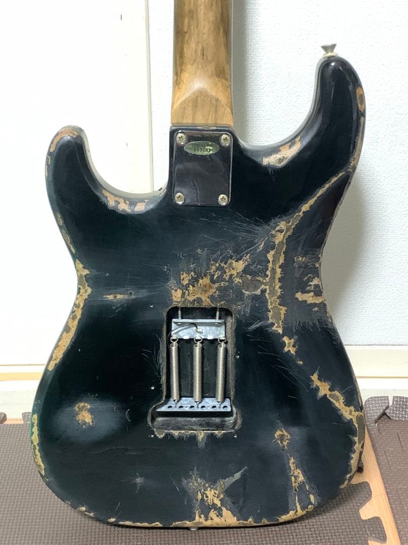 レジェンドLegend ST ストラト タイプ レリック aged ブラック 黒