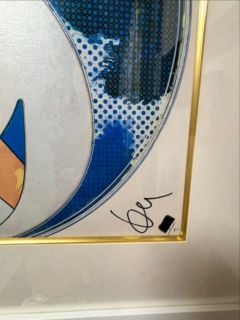 村上隆　andthen×6blue 300部限定サイン入り　額装済み