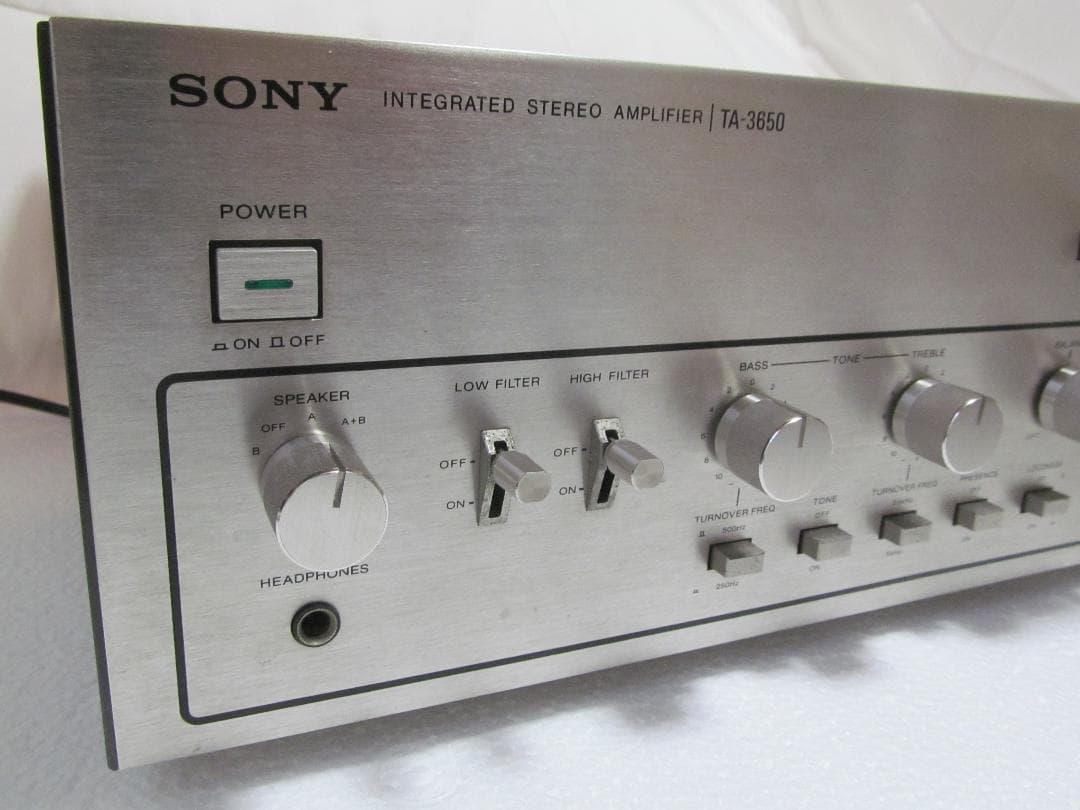 SONY TA-3650 軽整備済 プリメインアンプ ソニー 名機 ビンテージ