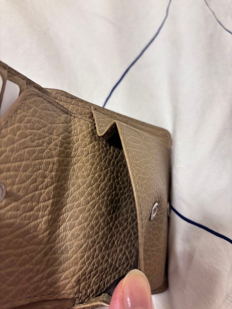 【正規品】Maison Margiela メゾンマルジェラ 三つ折財布 ベージュ