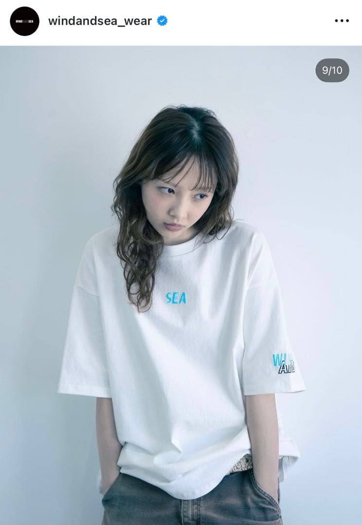 WIND AND SEA ウィンダンシー small sea logo tee