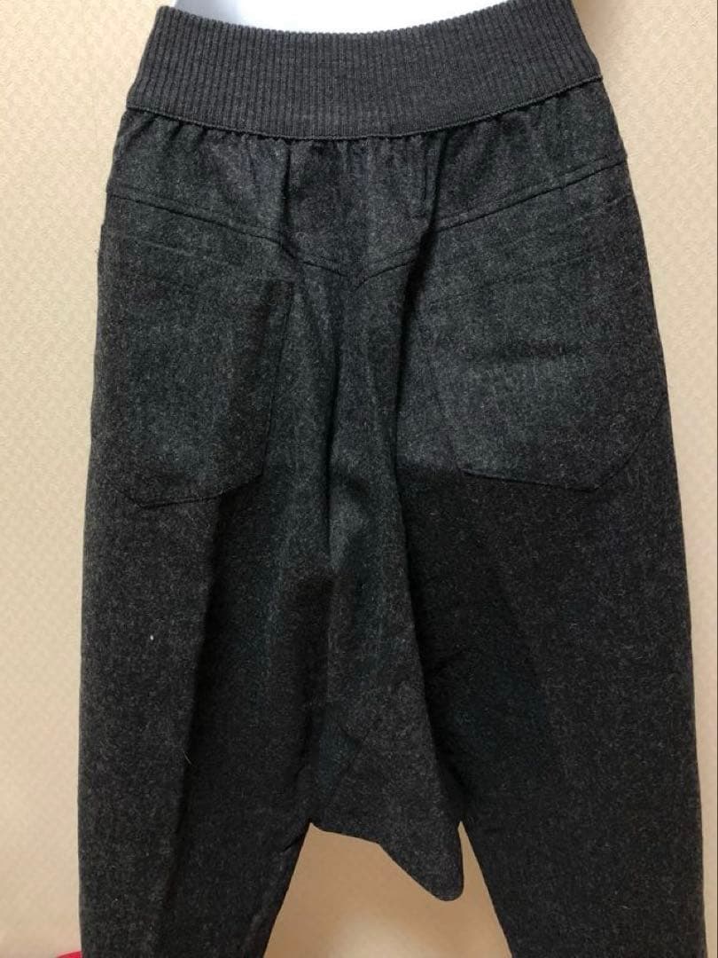 新品☆サルエルパンツ☆M.&Kyoko☆佐藤繊維☆ウール☆ウエスト64〜73㎝