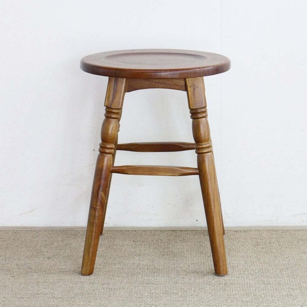 お値引き品 丸椅子 無垢材 スツール 木製 天然木