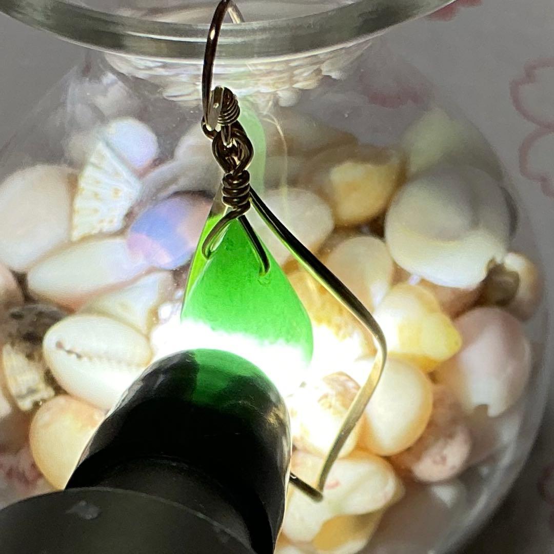 【専用】金山谷翡翠　ティアドロップピアス　14kgf ※片耳用