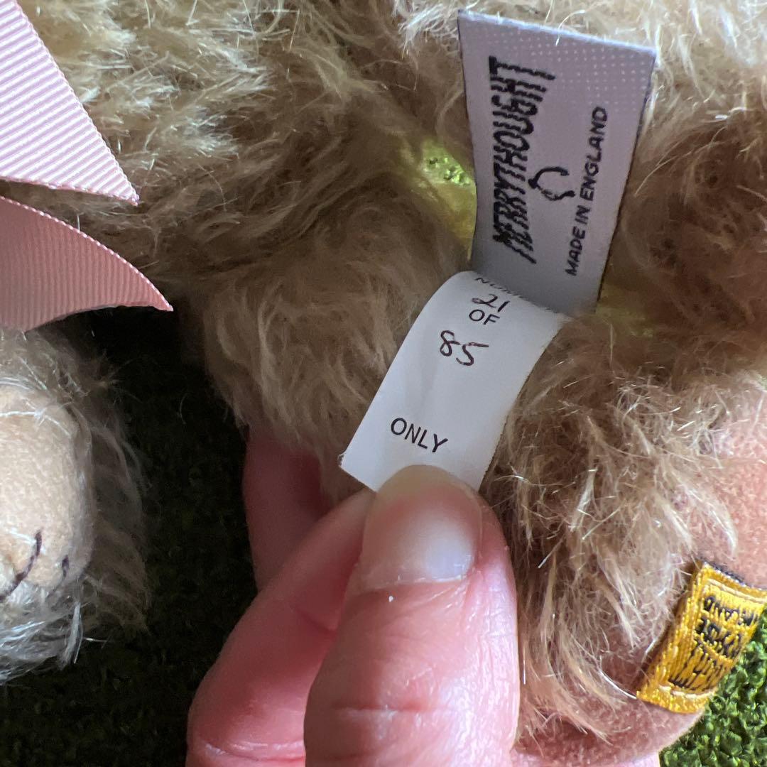 希少レア　イギリス　メリーソート社製　テディベア「チーキー」