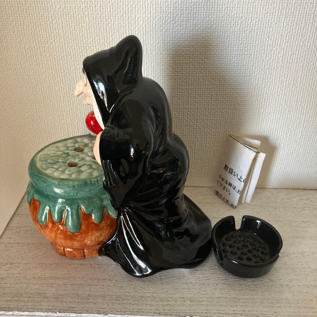 白雪姫 ヴィランズ　ディズニーランド　昭和レトロ　ビンテージ　香立　アロマポット