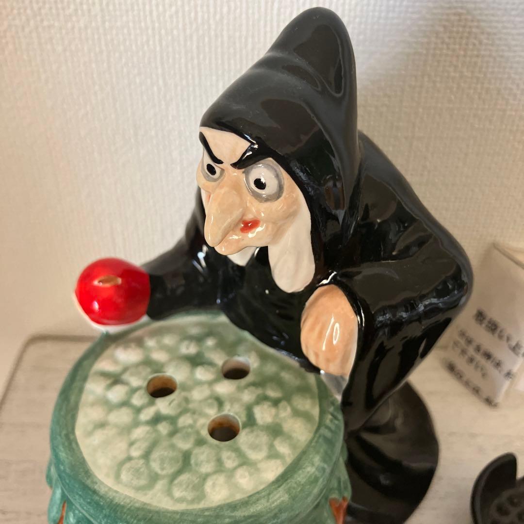 白雪姫 ヴィランズ　ディズニーランド　昭和レトロ　ビンテージ　香立　アロマポット