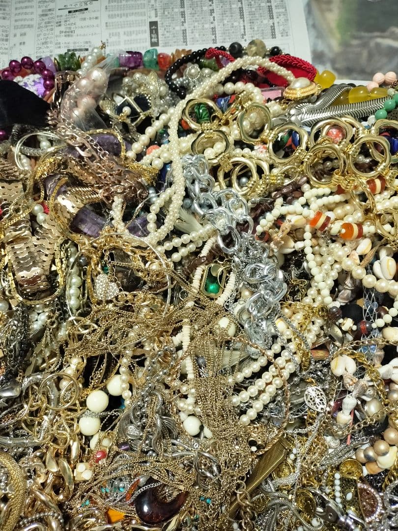 アクセサリーまとめ売り　 遺品、整理品、ジャンク品　約12.2kg