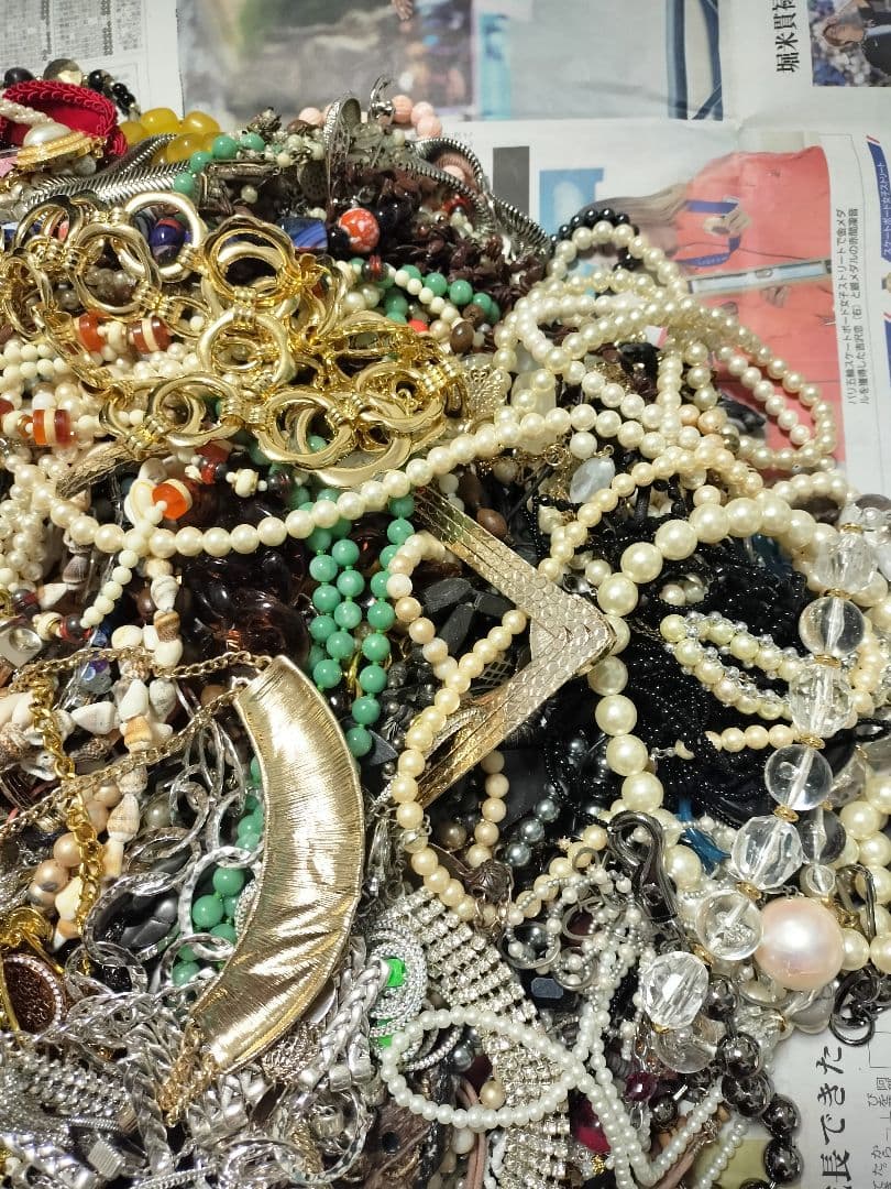 アクセサリーまとめ売り　 遺品、整理品、ジャンク品　約12.2kg