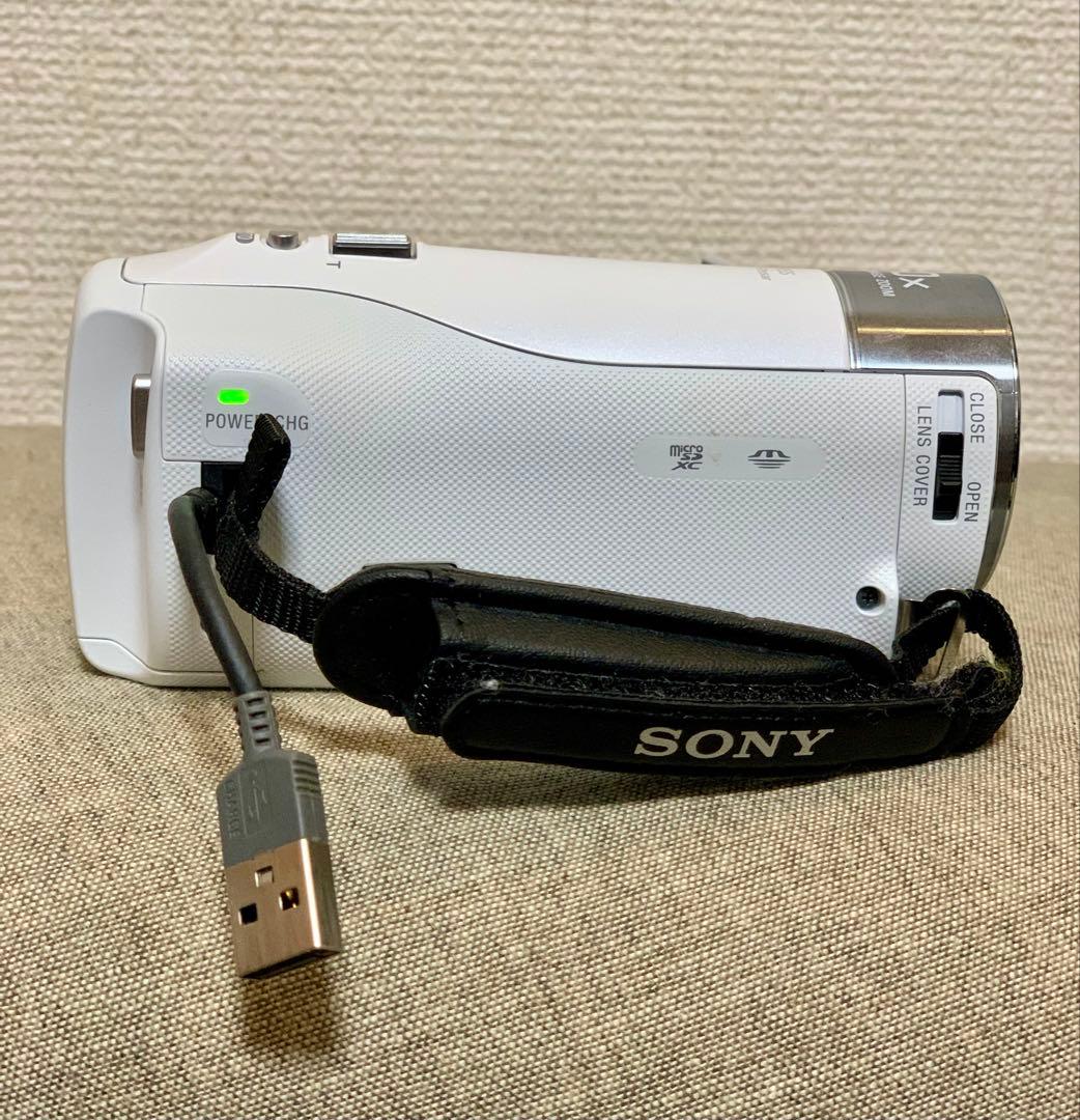 SONY HDR-CX470 ホワイト ビデオカメラ