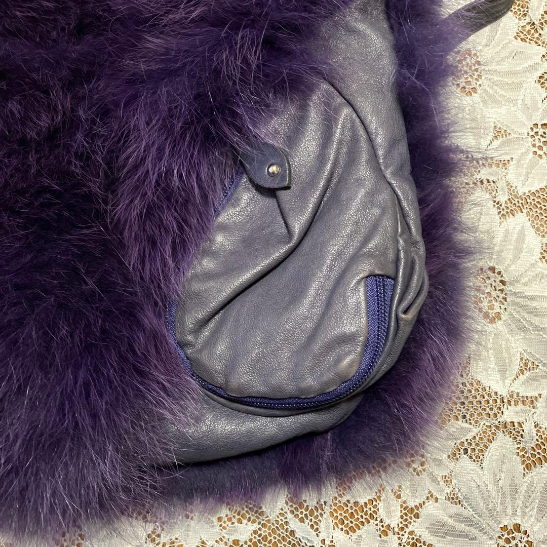 RISA Conte 艶々フォックス特大2wayバッグ イタリー製