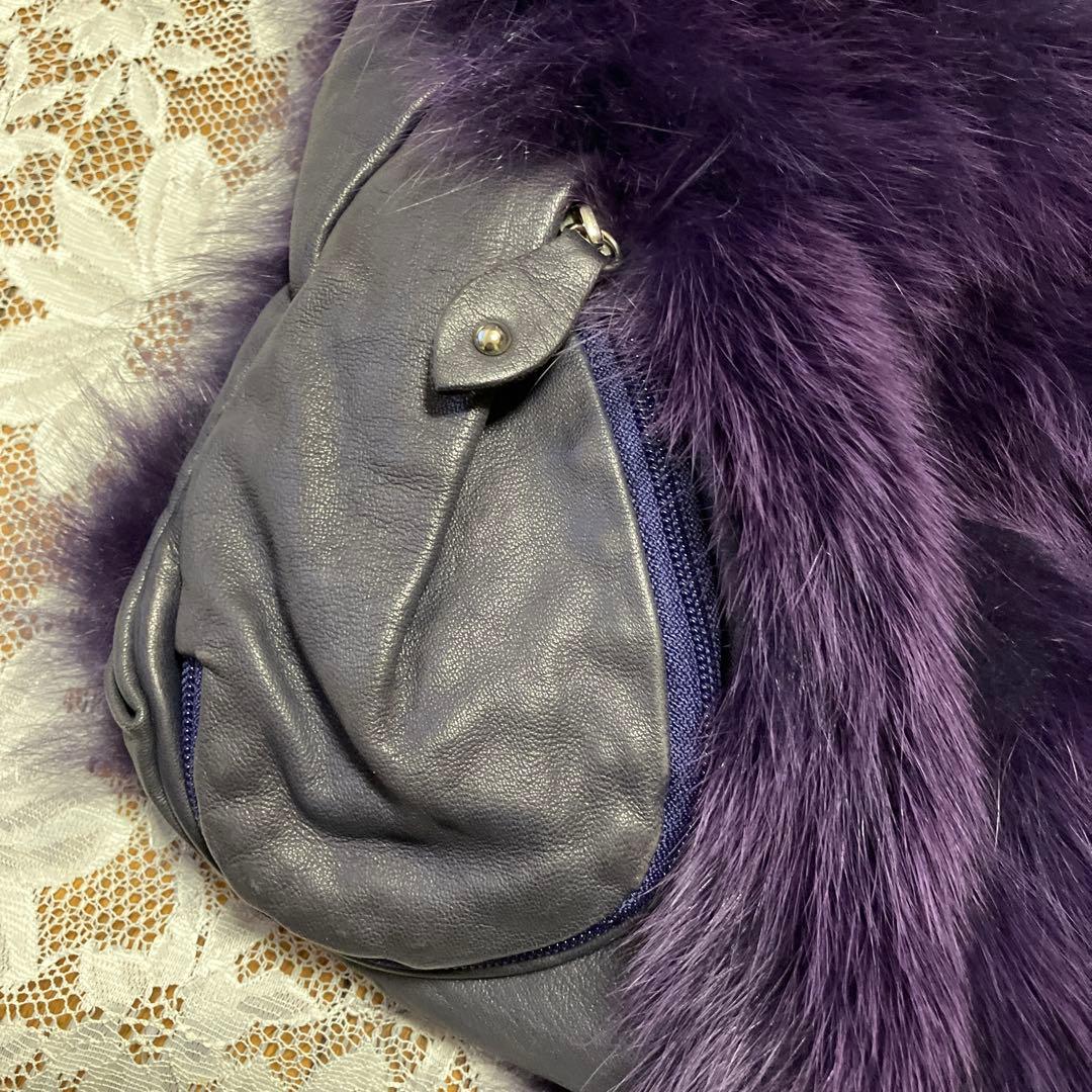 RISA Conte 艶々フォックス特大2wayバッグ イタリー製