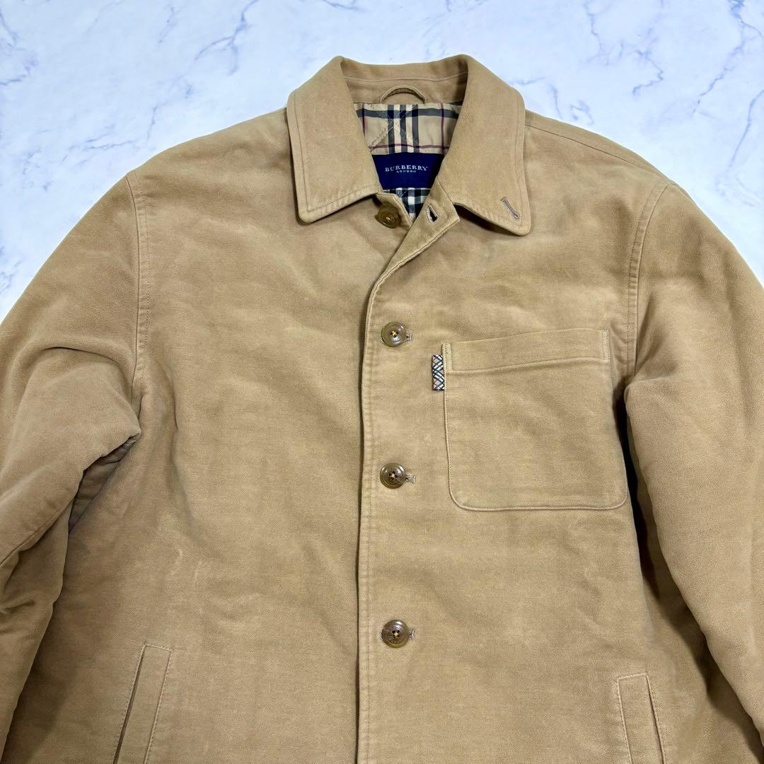 BURBERRY LONDON キルティング裏地 ジャケット 綿 M ベージュ