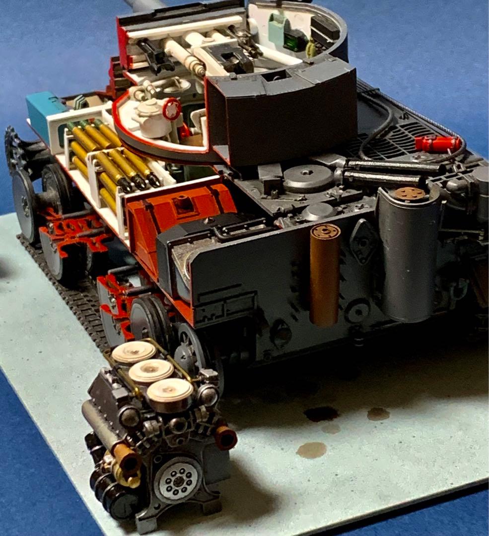 タイガー1戦車 内部再現 カットモデル1/35