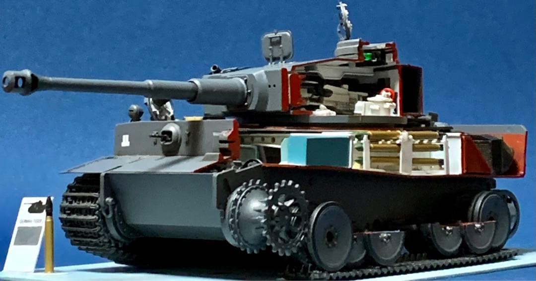 タイガー1戦車 内部再現 カットモデル1/35
