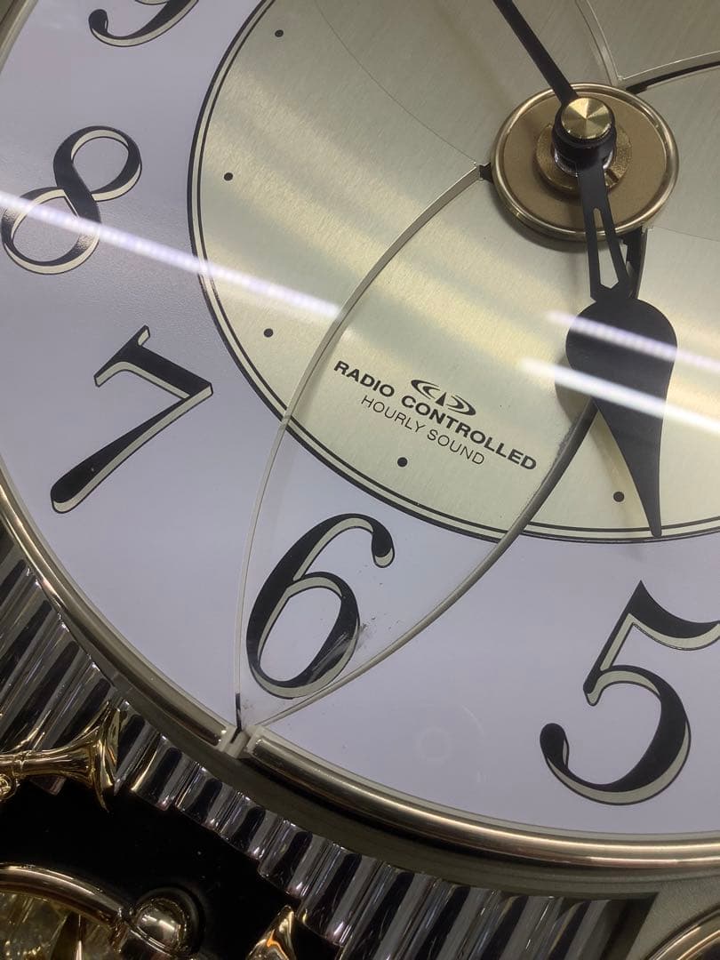 リズム時計 スモールワールド電波からくり時計 4MN422RA