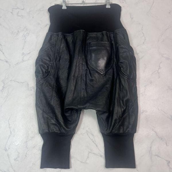 WORCA 本革サルエルレザーパンツ メンズ XL 大きいサイズ B1172