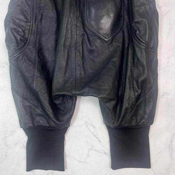 WORCA 本革サルエルレザーパンツ メンズ XL 大きいサイズ B1172