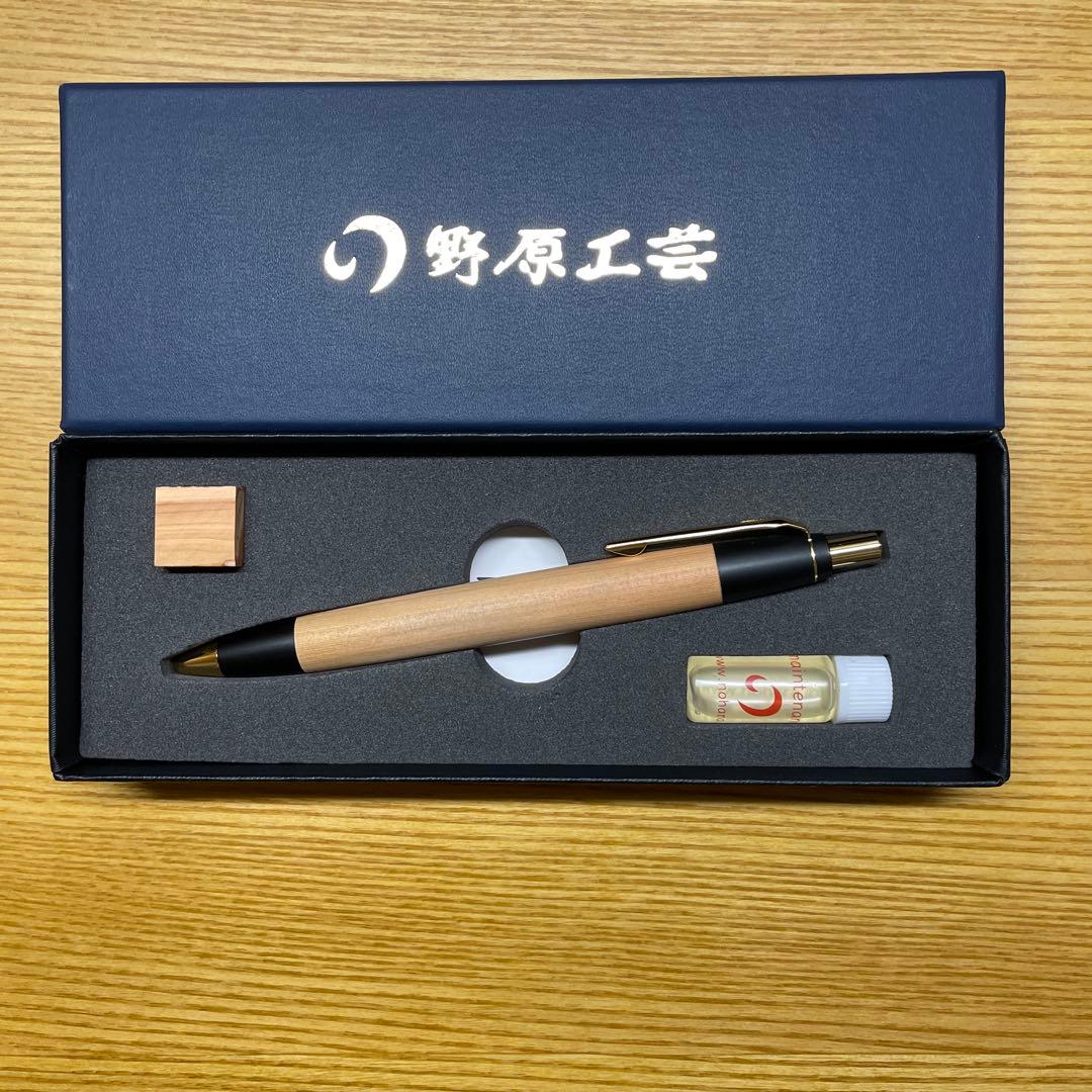 しなの　野原工芸　木曽檜　スタンダードボールペン