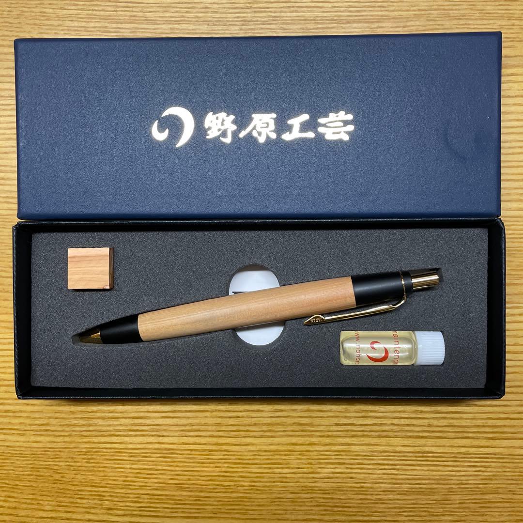 しなの　野原工芸　木曽檜　スタンダードボールペン