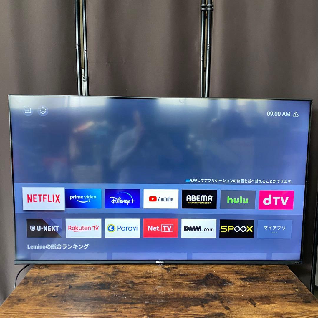 【極美品】2021年製 4Kチューナー内蔵 液晶テレビ 50A6G ※詳細必読