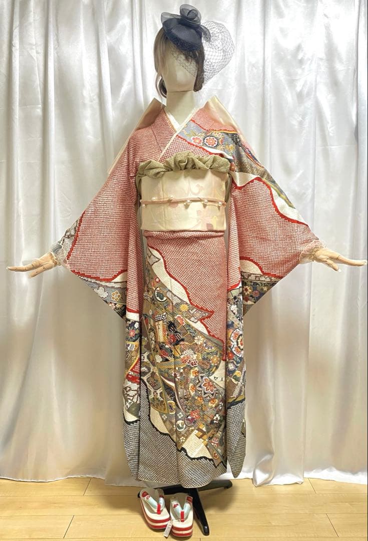 振袖 フルセット パステルカラー 総絞り 正絹