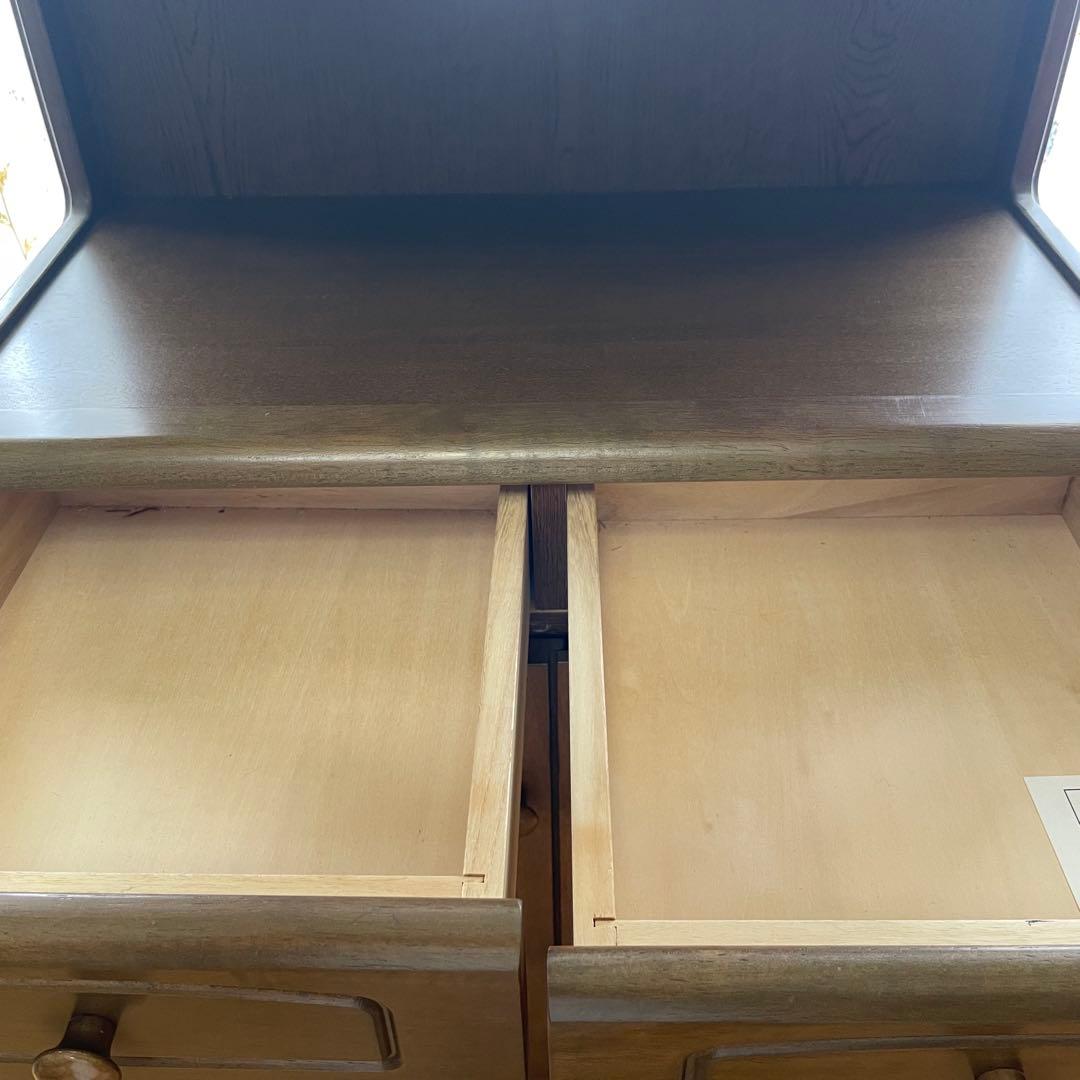 【概ね美品】カリモク電話台、花台、飾り棚、サイドキャビネット