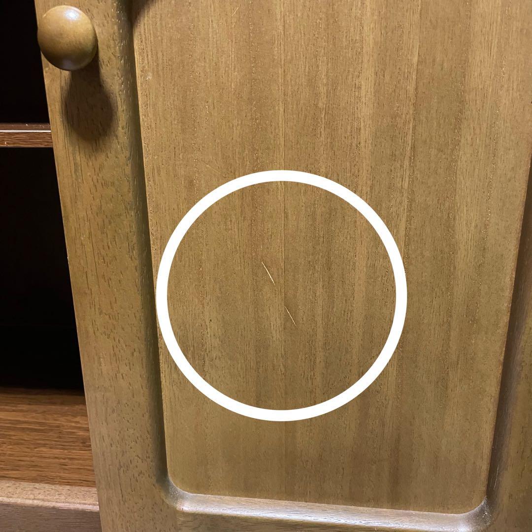 【概ね美品】カリモク電話台、花台、飾り棚、サイドキャビネット