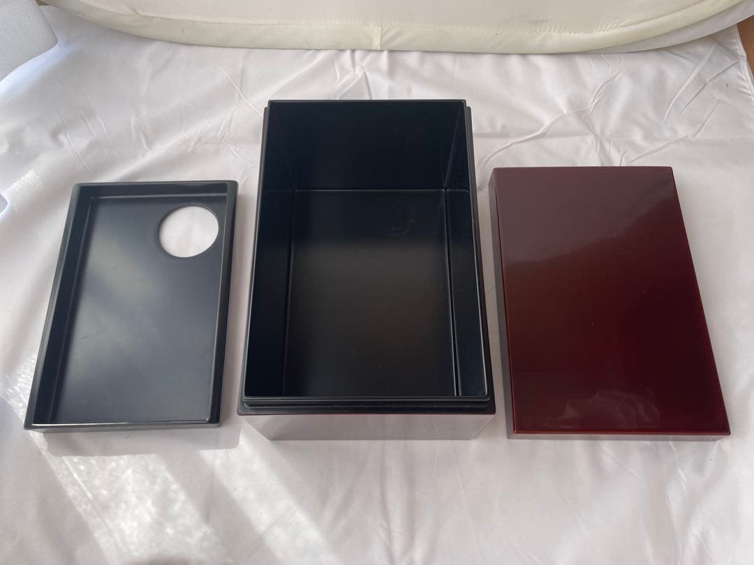 溜塗 茶箱 美品 茶道具 送料込