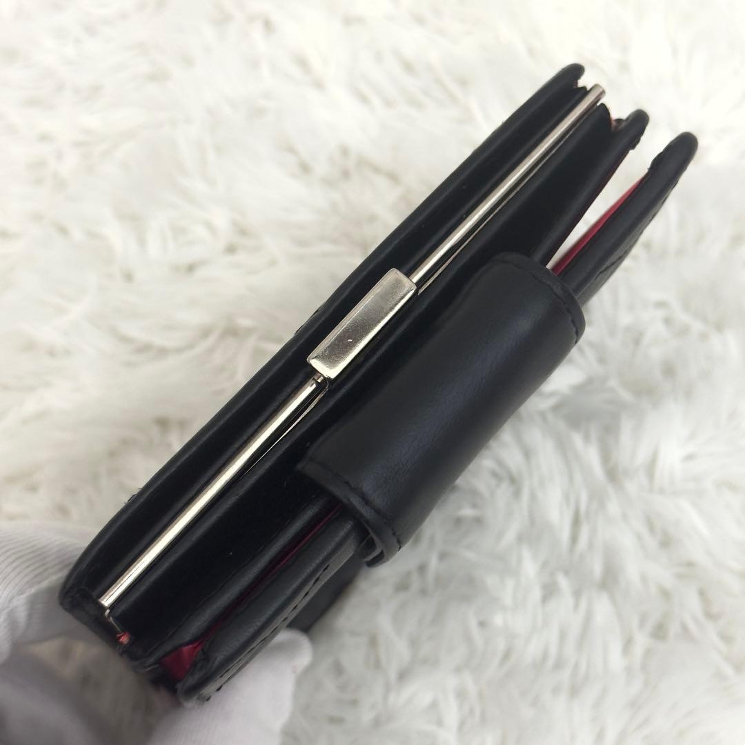 極美品⭐️CHANEL シャネル カンボンライン 二つ折り レザー ココマーク