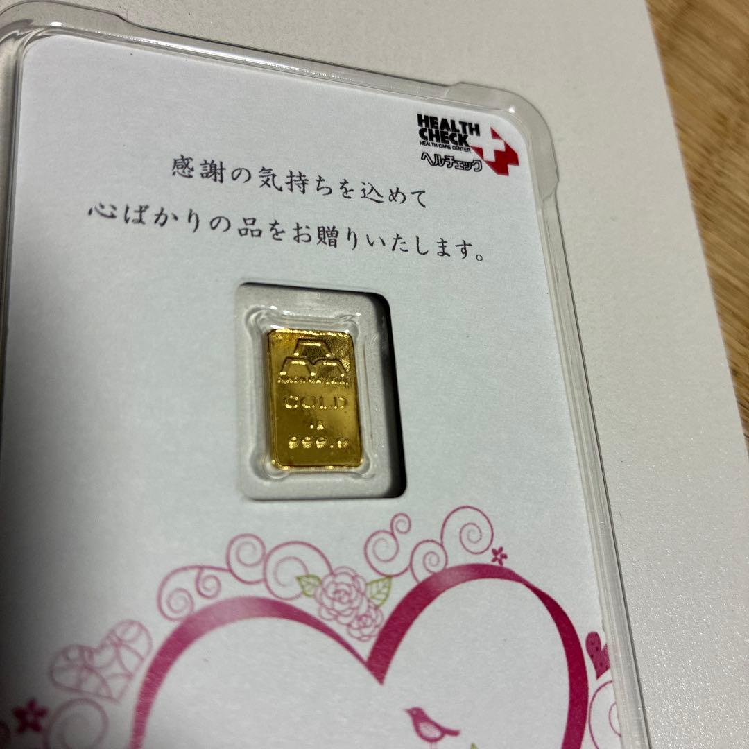 インゴット FINEGOLD 999.9 1g 金 NIHON MATERIAL