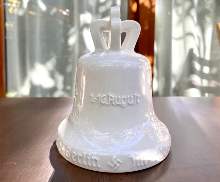 1936年 ナチス ドイツ KPM ベルリン オリンピック ベル 磁気 マイセン