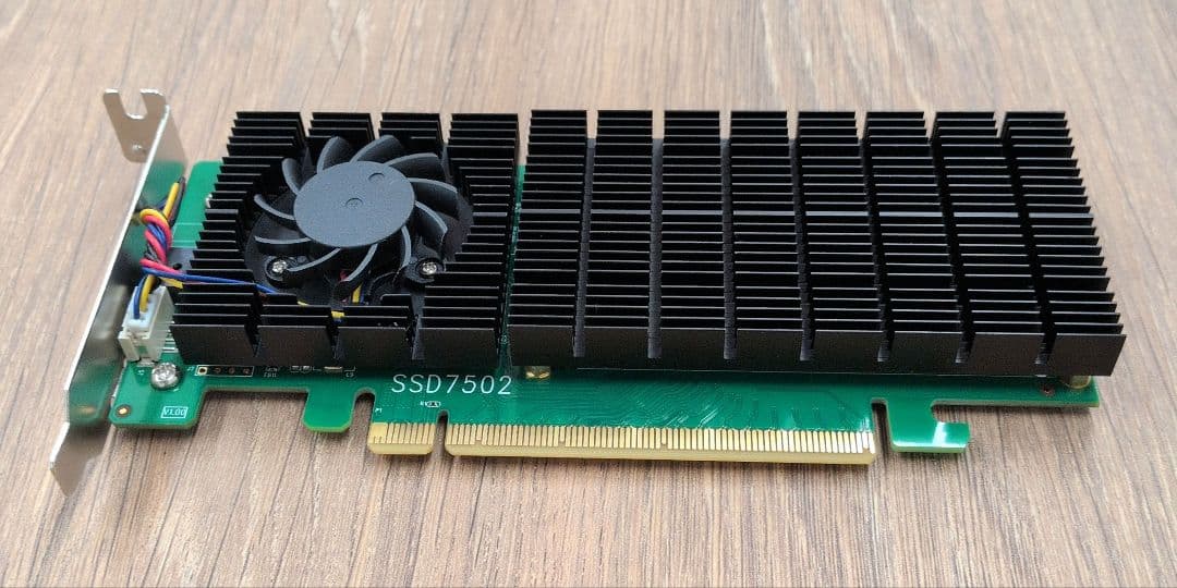 拡張カード HighPoint SSD7502 PCIe 4.0 x16 2-Port