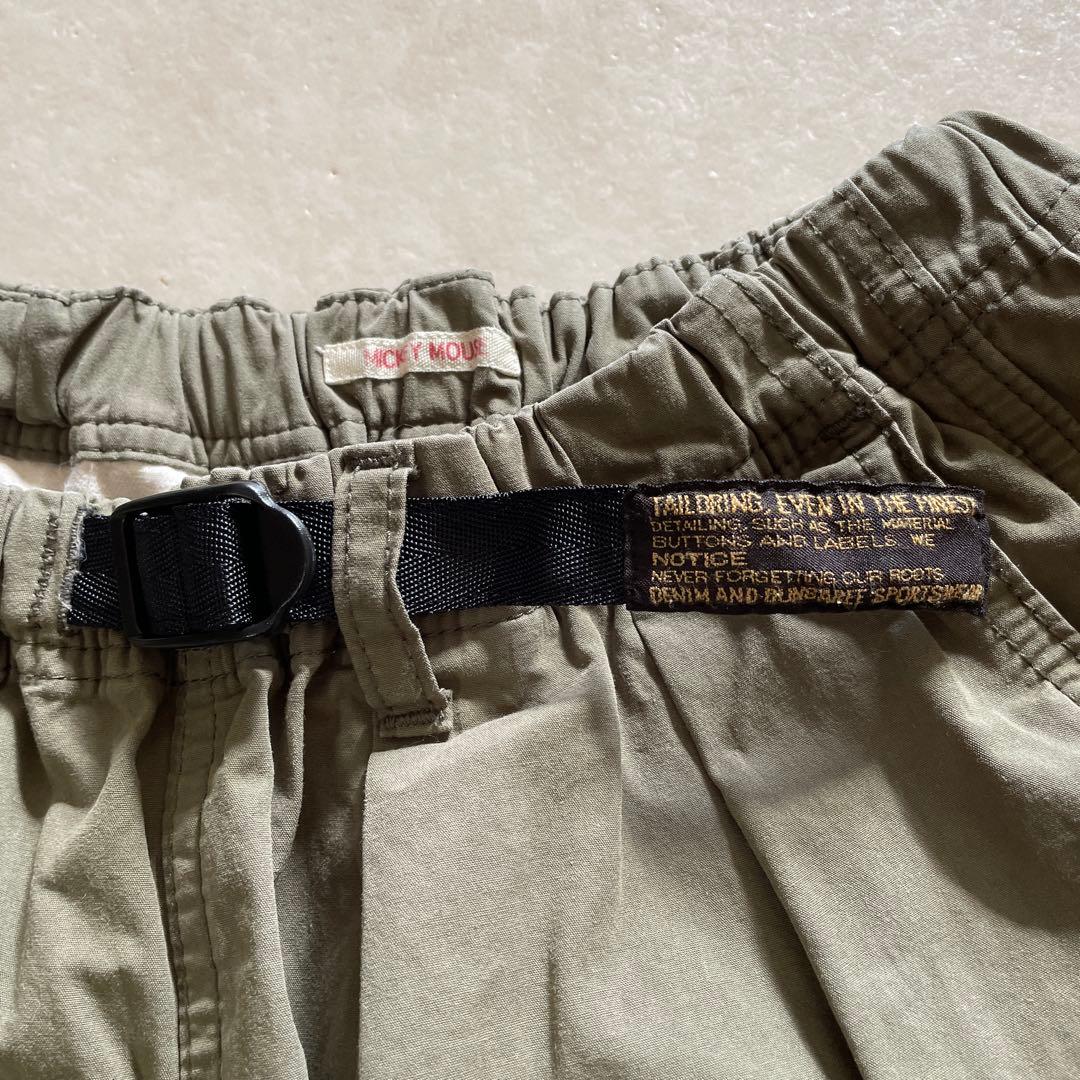 denim and dungaree ミッキー刺繍　パラシュートパンツ　150