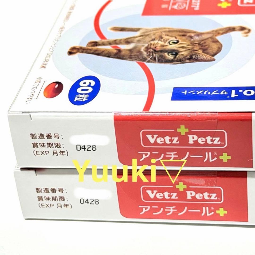 【新品未開封】猫用 アンチノール プラス 60錠×2箱