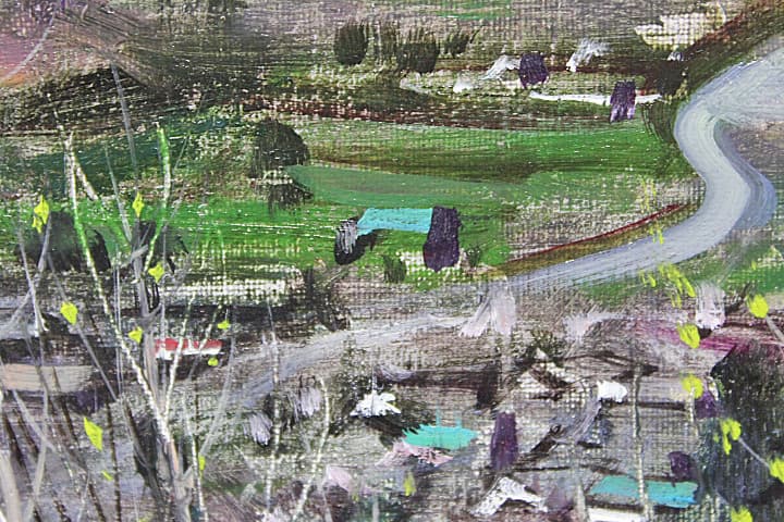 黒沢信男【展望】 油彩 4号